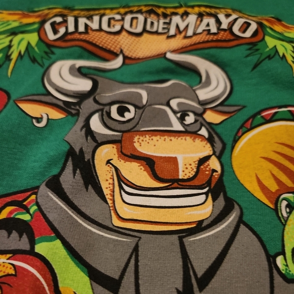 Vintage Gildan Cinco De Mayo "Drinking Team" El Mezcal Restaurant T-shirt (XL) - Picture 3 of 5
